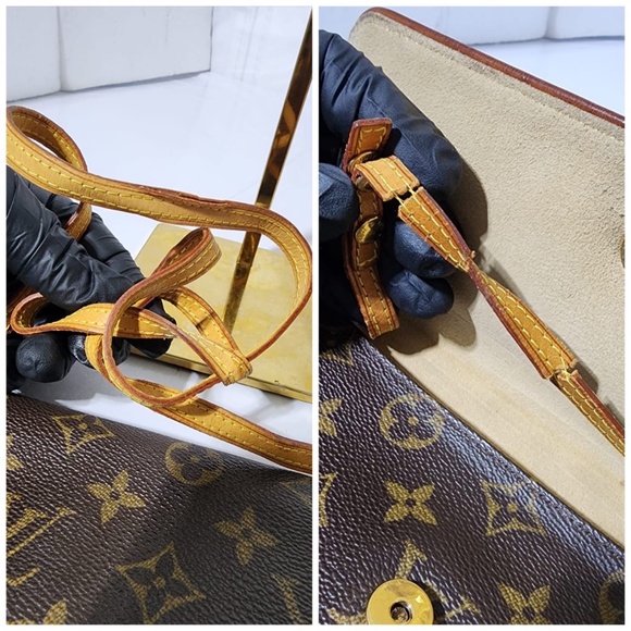 Authentic Louis Vuitton Monogram Twin GM Crossbody Bag Brown - Picture 9 of 14